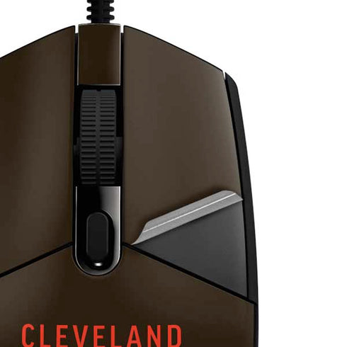 NFL Cleveland Browns Brown Performance Series G203 Prodigy RGB Wired Gaming Mouse Skin